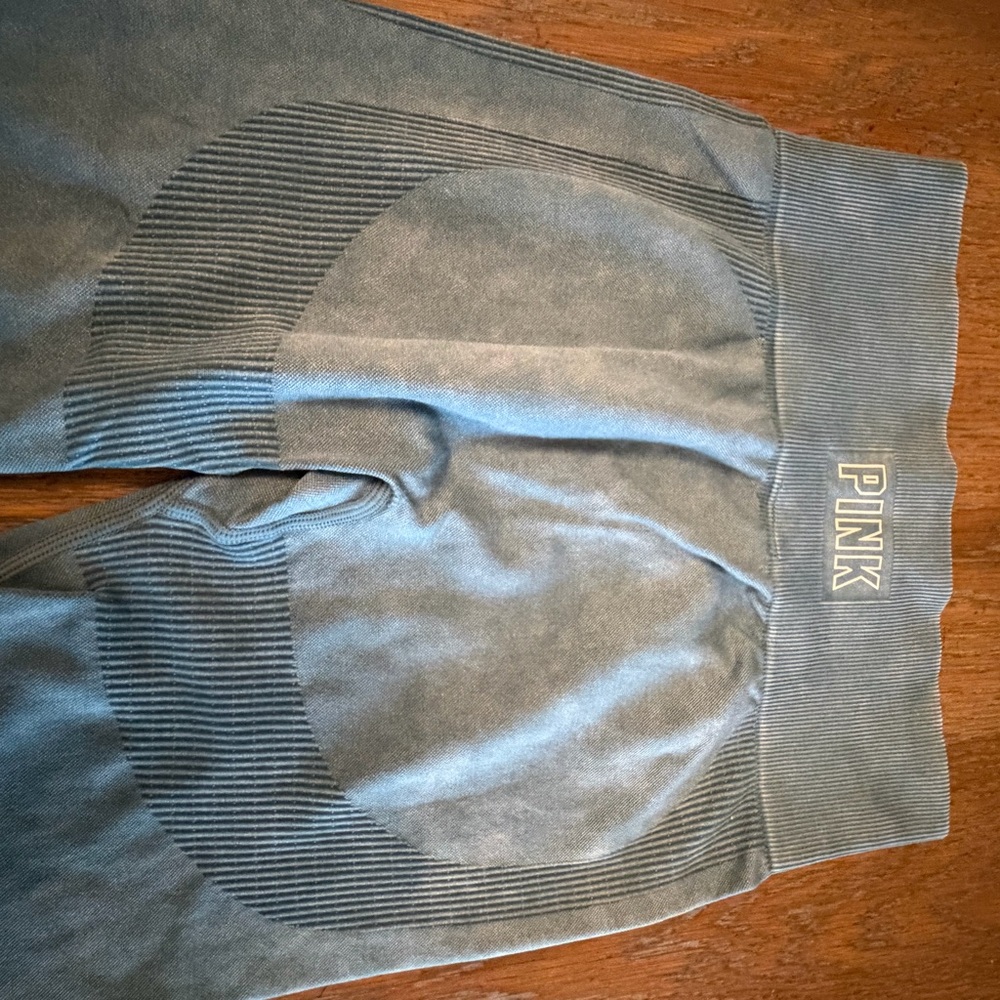 PINK Victoria's Secret Blue Leggings